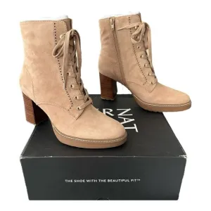 Naturalizer Callie Dark Tan Suede Boots Women’s Size 9.5 Medium