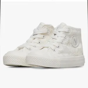 NATURINO YLFAS White Lace High-Top Sneakers