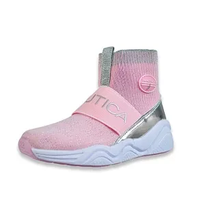 Nautica Toddler Silas Pull On Sock High Top Sneakers 6