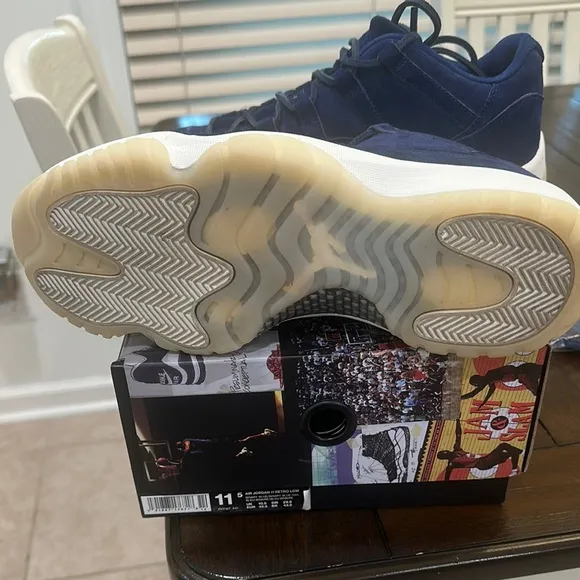 Navy Blue High-Top Sneakers
