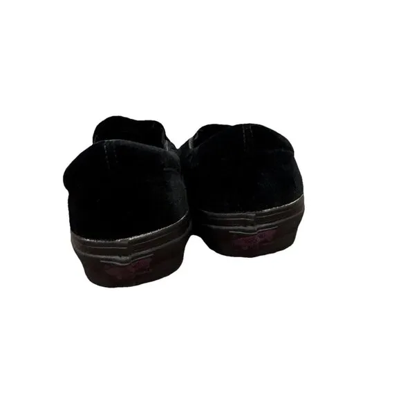 Needles X Vans Classic Slip-On Black Velvet Size M9/W10.5