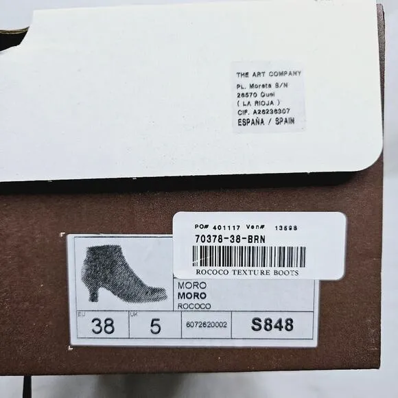 Neosens 848 Ankle Boots Size 38 7.5