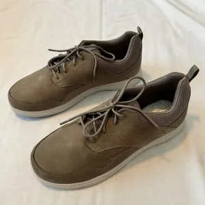 NEW Abeo 12 Nevin Warm Grey Casual Lace Up Comfort Sneakers Shoes