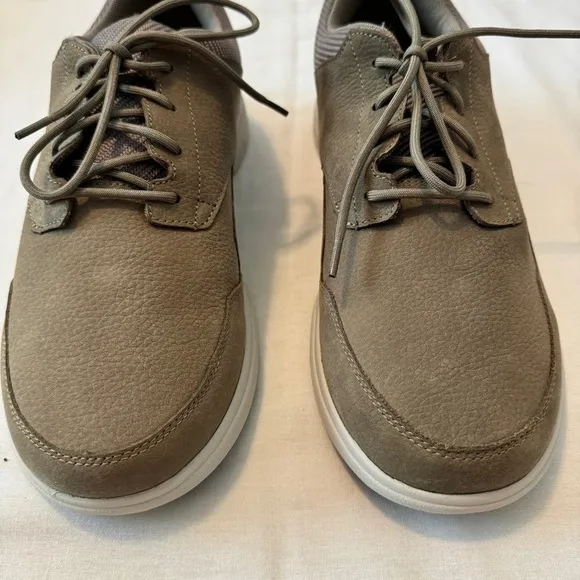 NEW Abeo 12 Nevin Warm Grey Casual Lace Up Comfort Sneakers Shoes