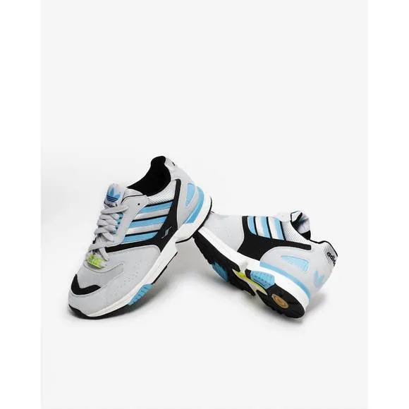 NEW ADIDAS men's zx 4000 shoes in grey one/core black/br cyan