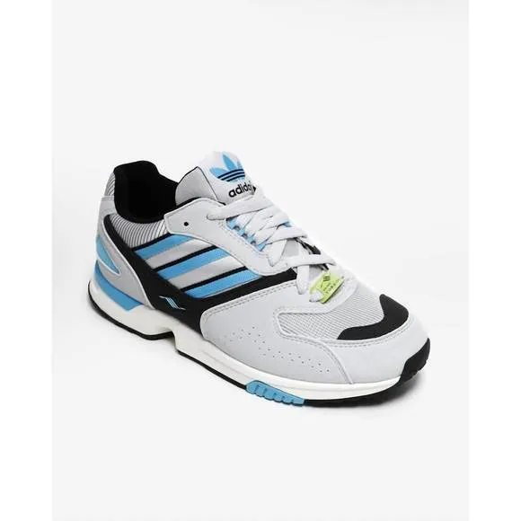 NEW ADIDAS men's zx 4000 shoes in grey one/core black/br cyan