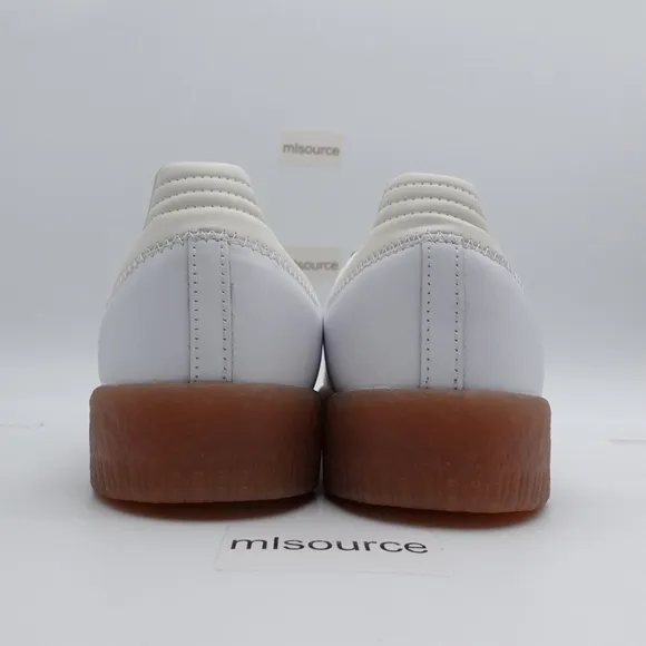 NEW adidas Originals Sambae Platform Leather Sneakers IE9107 Beige