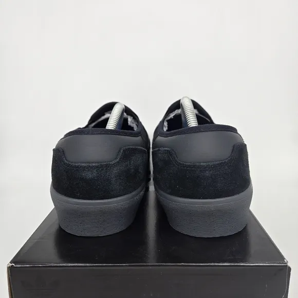 New Adidas Shmoofoil Slip-On Skateboarding Shoes 'Black Carbon' Size M10/W11