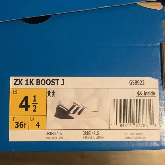 New  ADIDAS ZX 1K BOOST SHOES