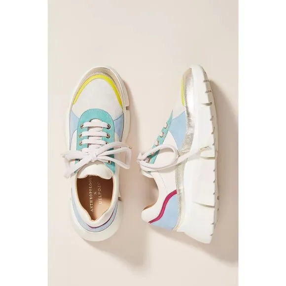 New Anthropologie x Delpozo Platform Sneakers Size Eu39