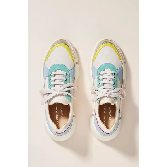 New Anthropologie x Delpozo Platform Sneakers Size Eu39