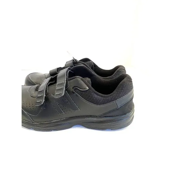 New Balance 411 Walking Shoes Men's Size 13 4E Wide Black Hook and Loop MW411HK2