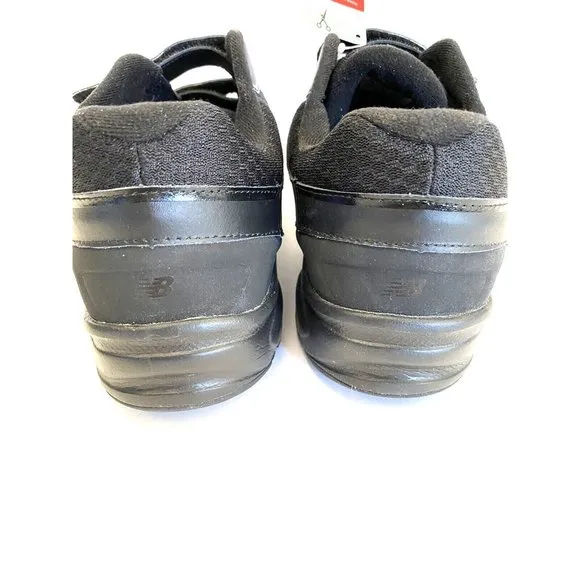 New Balance 411 Walking Shoes Men's Size 13 4E Wide Black Hook and Loop MW411HK2