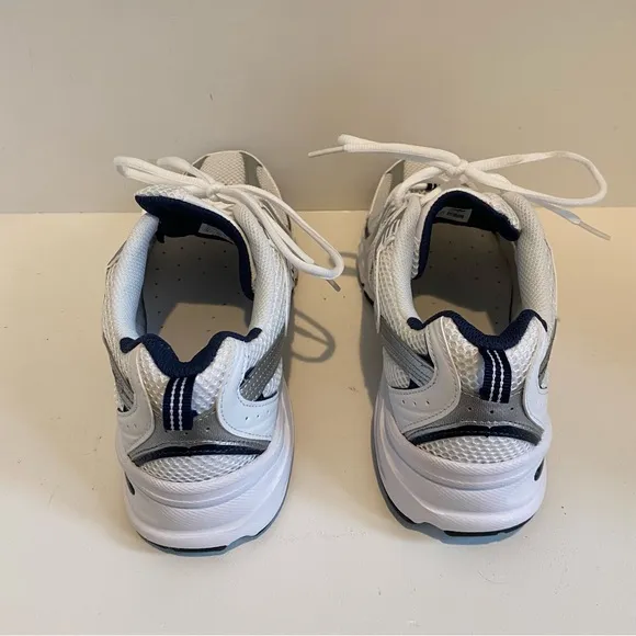 New Balance 530 Dad Sneakers Shoes White Indigo Blue | Men’s 8.5 / Women’s 10