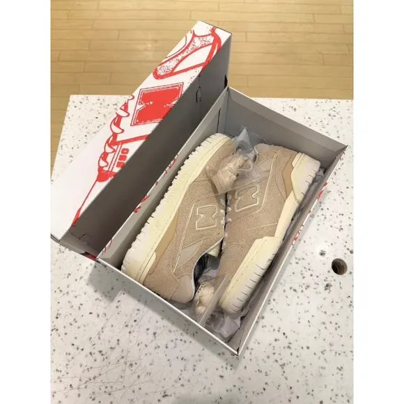 New Balance 550 Aime Leon Dore Taupe Suede Warm Sand Afterglow Beige BB550DA1