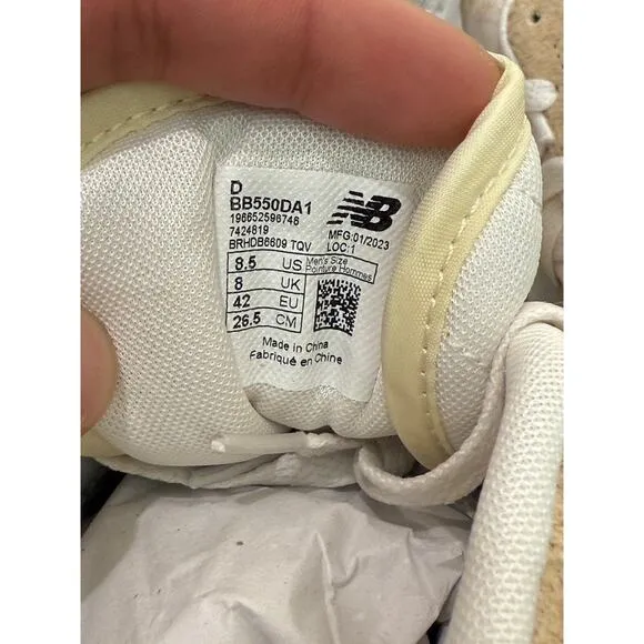 New Balance 550 Aime Leon Dore Taupe Suede Warm Sand Afterglow Beige BB550DA1