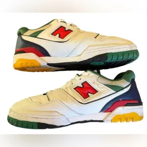 NEW BALANCE 550‎ Oak Leaf Green Red Sneakers size9.5