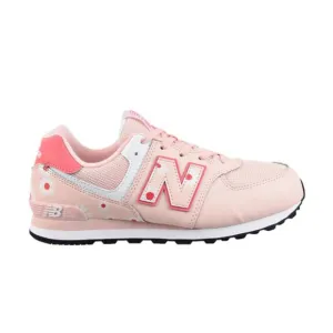 New Balance 574 &quot;Floral&quot; Big Kids' Shoes Pink Haze
