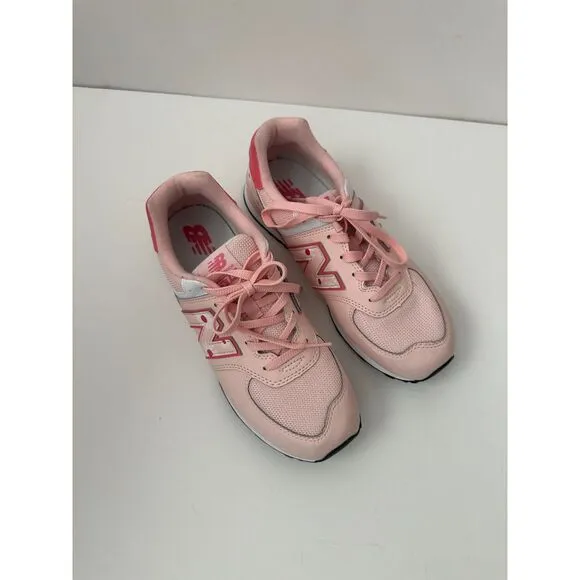 New Balance 574 &quot;Floral&quot; Big Kids' Shoes Pink Haze