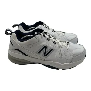 New Balance 608 Walking Shoes Mens 11.5 D White Navy Comfort Sneakers MX608WN5