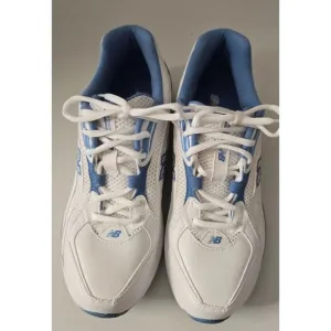 New Balance 846 2A WW846WB Women Size 10 Ortho Lite Lightning Dry White &amp; Blue