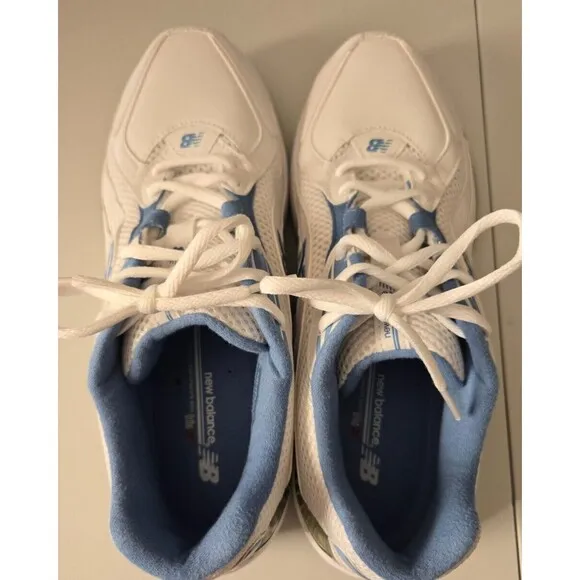 New Balance 846 2A WW846WB Women Size 10 Ortho Lite Lightning Dry White &amp; Blue