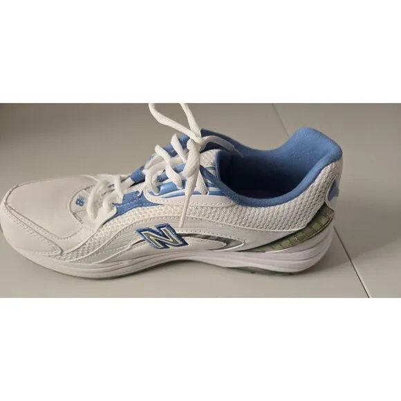 New Balance 846 2A WW846WB Women Size 10 Ortho Lite Lightning Dry White &amp; Blue