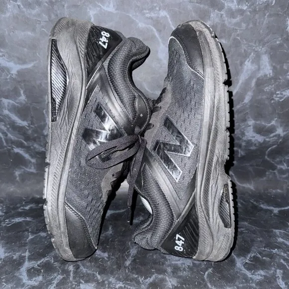 New Balance 847v4 Walking Athletic Comfort Shoes Sneaker Black Mens Size 11.5