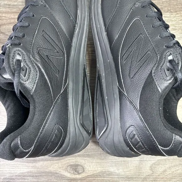 New Balance 928v2 Mens Size 9.5 2E Shoes Black Leather Walking Athletic MW928BK2