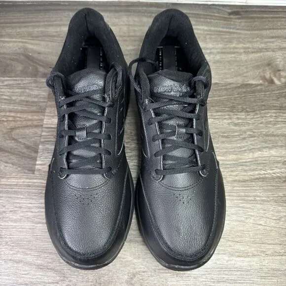 New Balance 928v2 Mens Size 9.5 2E Shoes Black Leather Walking Athletic MW928BK2