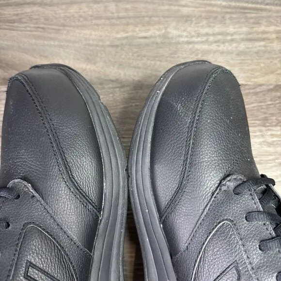 New Balance 928v2 Mens Size 9.5 2E Shoes Black Leather Walking Athletic MW928BK2