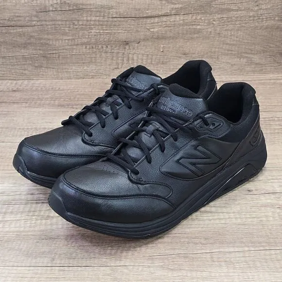 New Balance 928v3 Men’s Size 15 D Black Leather Walking Shoes (MW928BK3)