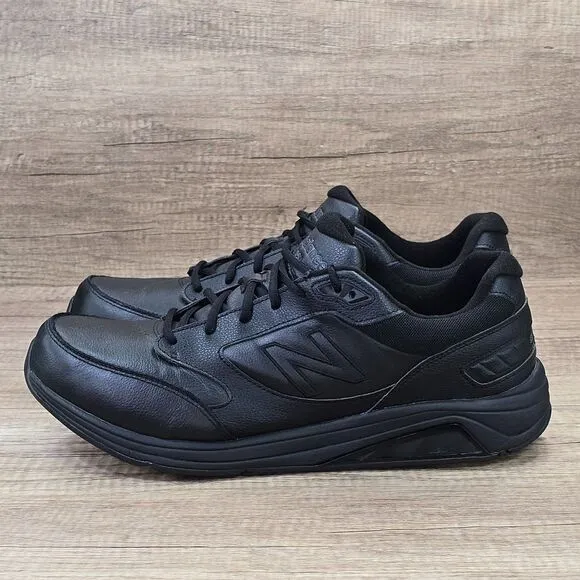 New Balance 928v3 Men’s Size 15 D Black Leather Walking Shoes (MW928BK3)
