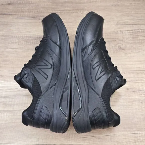 New Balance 928v3 Men’s Size 15 D Black Leather Walking Shoes (MW928BK3)