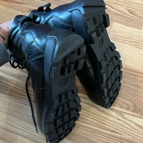 NEW BALANCE 971MBK OTB TACTICAL COMBAT STEEL TOE SAFETY MID CUT BOOTS BLK SIZE 9