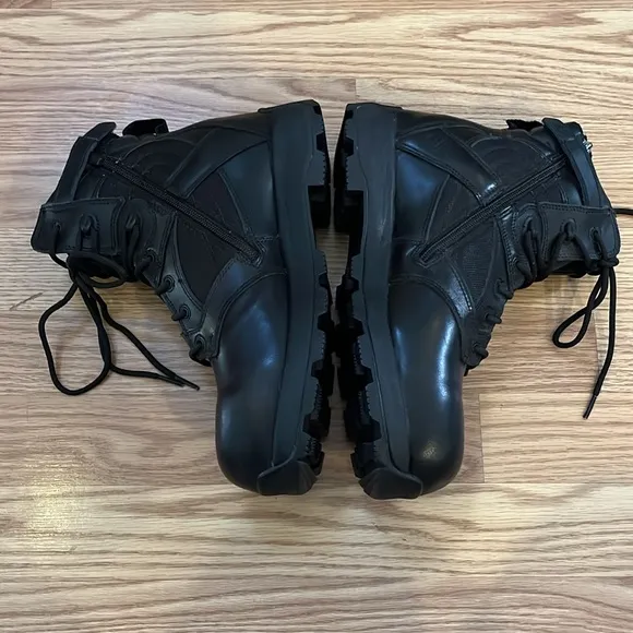 NEW BALANCE 971MBK OTB TACTICAL COMBAT STEEL TOE SAFETY MID CUT BOOTS BLK SIZE 9