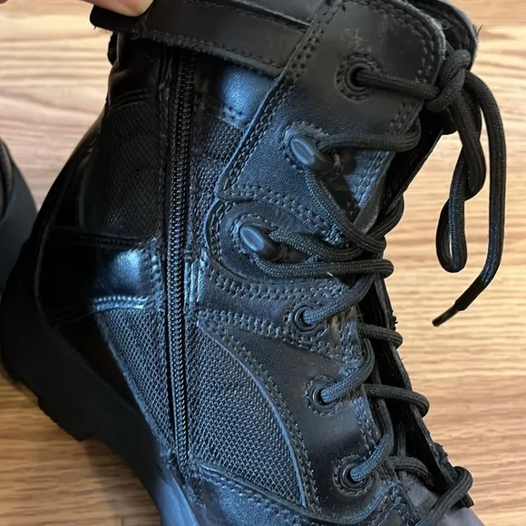NEW BALANCE 971MBK OTB TACTICAL COMBAT STEEL TOE SAFETY MID CUT BOOTS BLK SIZE 9