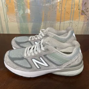New Balance 990 V5 Made In USA  Low Castlerock Grey Dad Shoes M990GL5 Mens 8