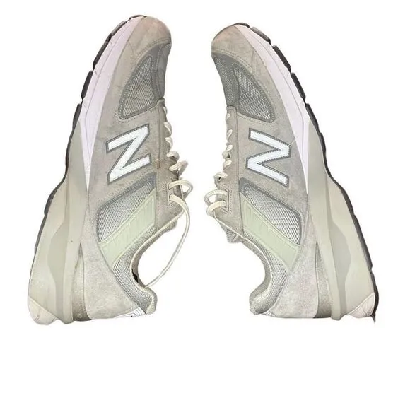 New Balance 990v5 Running Walking Shoes Gray White M990GL5 Men’s Size 16 B