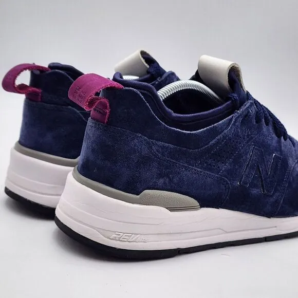 New‎ Balance 997 Running Shoes Mens 11.5 D Blue Suede Sneakers Trainers M997DE2