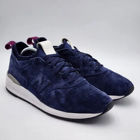 New‎ Balance 997 Running Shoes Mens 11.5 D Blue Suede Sneakers Trainers M997DE2