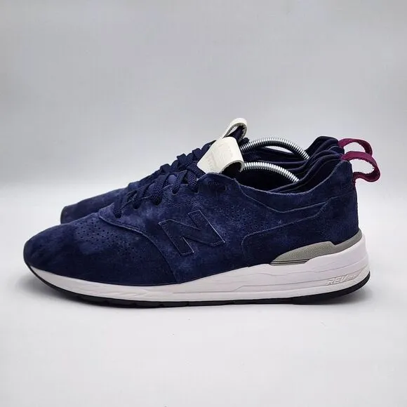 New‎ Balance 997 Running Shoes Mens 11.5 D Blue Suede Sneakers Trainers M997DE2