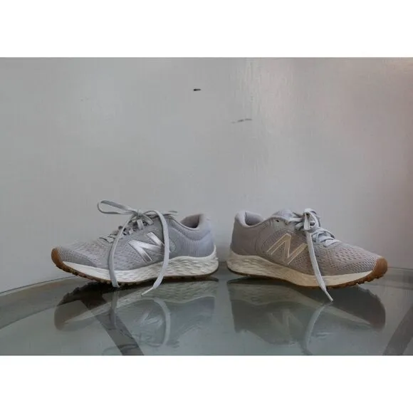 New Balance Arishi Womens Gray Mesh Fresh Foam Sneaker Running Shoes Size 5 B