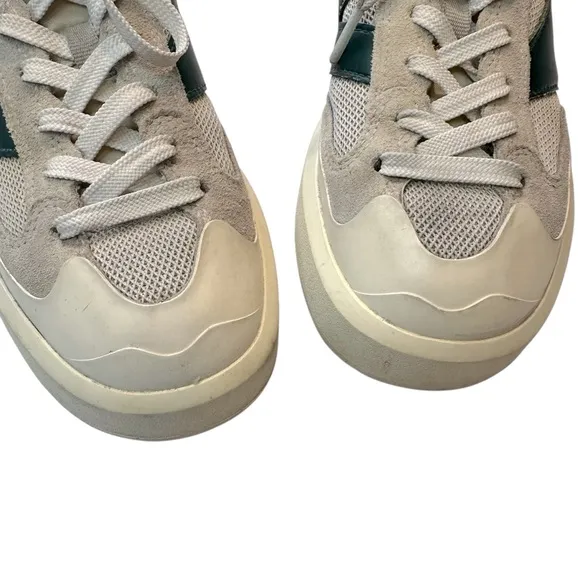 New Balance CT302 White Nightwatch Green platform throwback sneakers