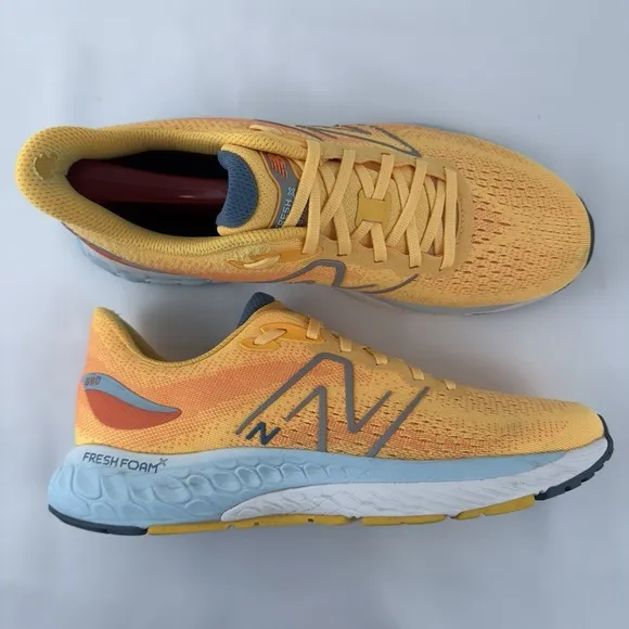 New Balance Fresh Foam 880v12 Men's Running Shoes Size 9.5 | Yellow/Blue