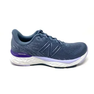 New Balance Fresh Foam W880D11 Ocean Grey/Deep Violet Mesh Running Shoes