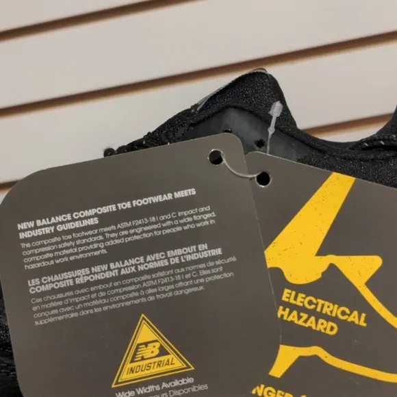 New balance men's composite toe work shoes