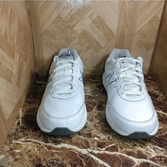 New Balance men's 840 walking shoes sneaker white leather size 11.5