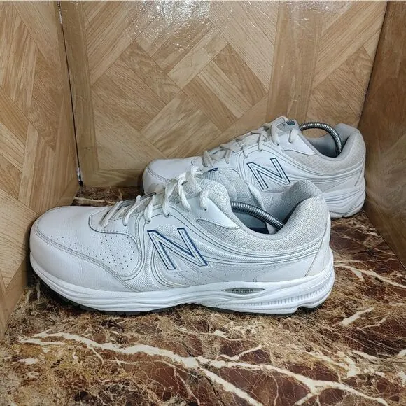 New Balance men's 840 walking shoes sneaker white leather size 11.5