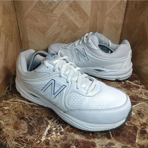 New Balance men's 840 walking shoes sneaker white leather size 11.5
